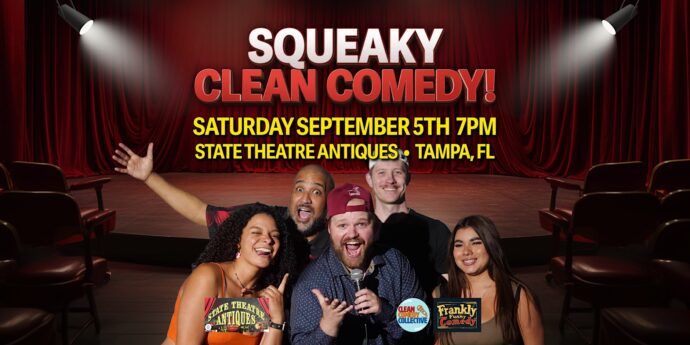 Squeaky Clean Comedy Show at Plant City State Theatre in Plant City, FL